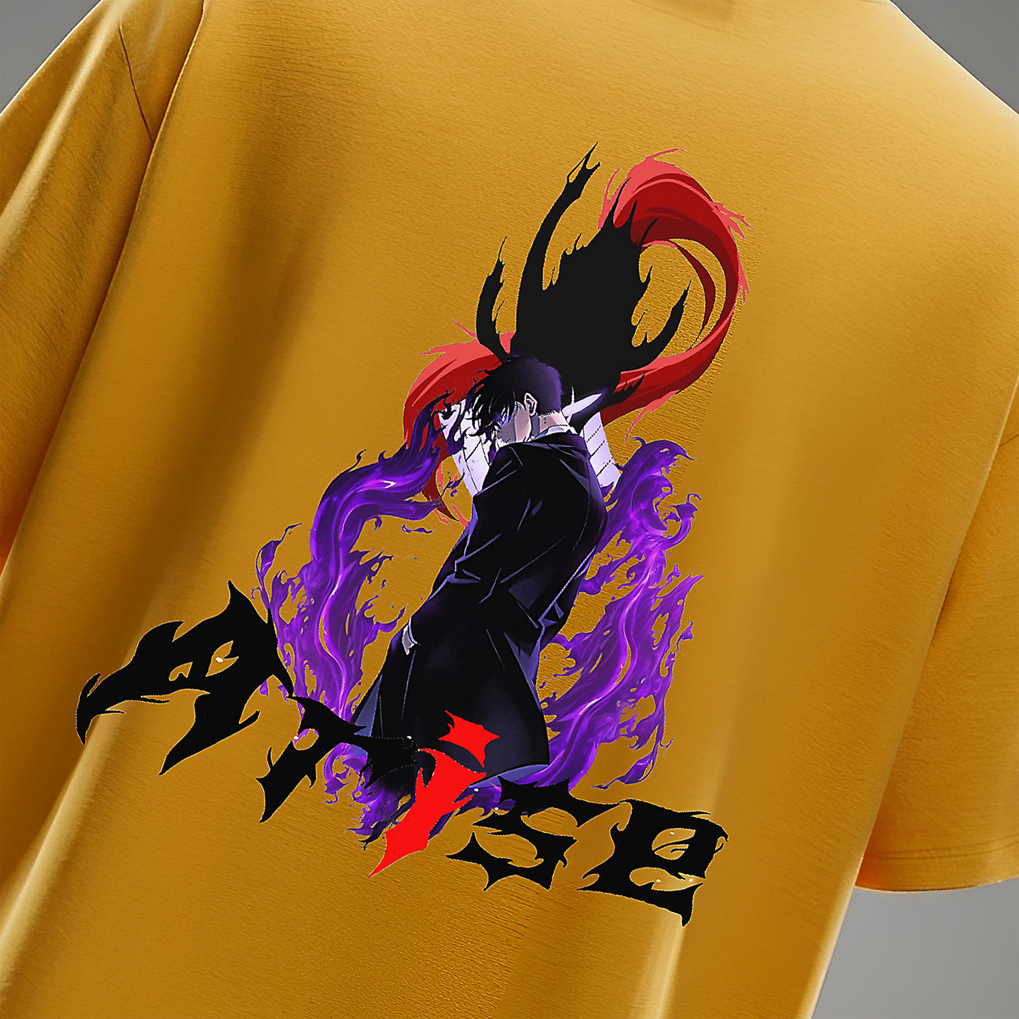 Sung Jin-Woo Shadow Monarch Oversized Tee