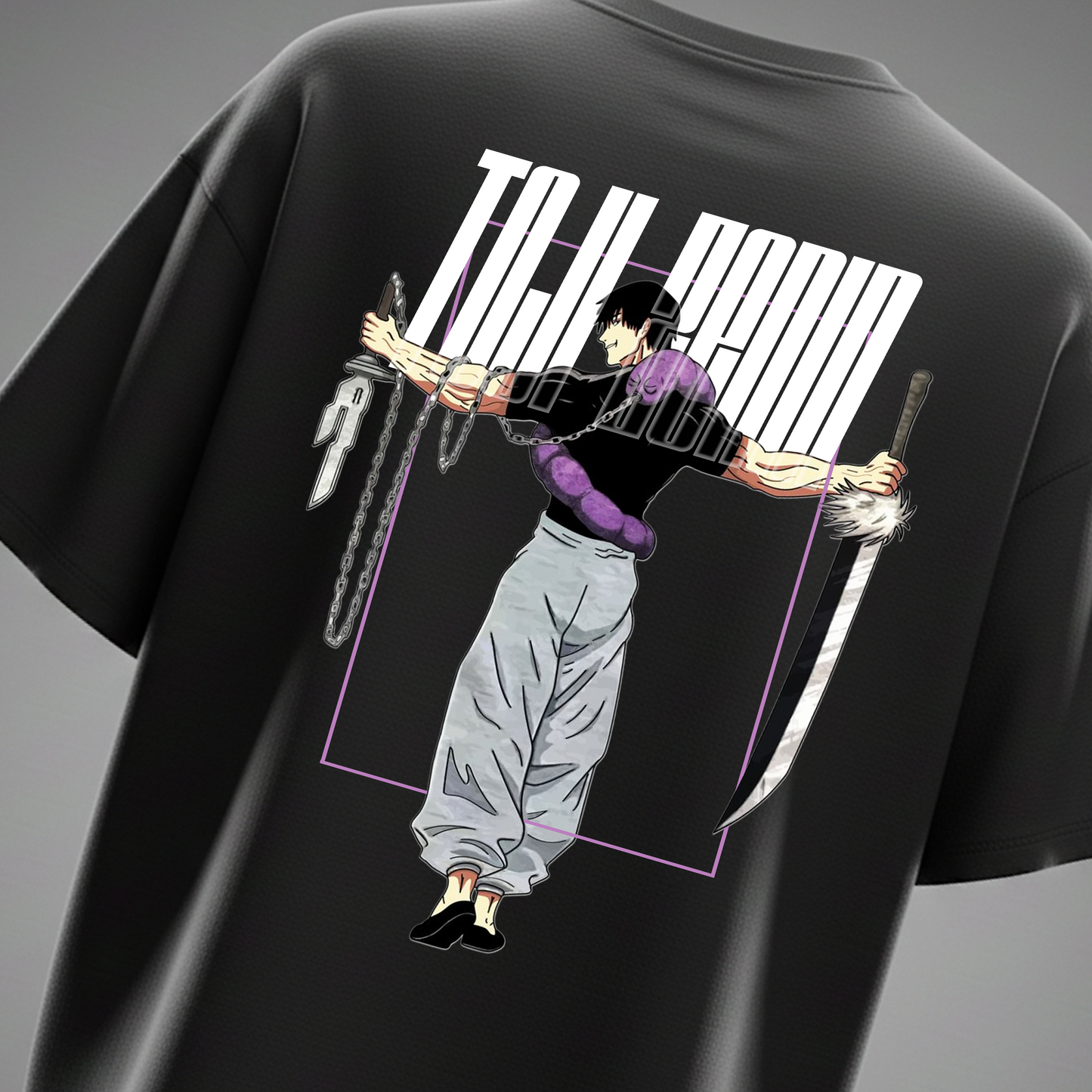 Toji Zenin “Silent Assassin” Oversized Tee