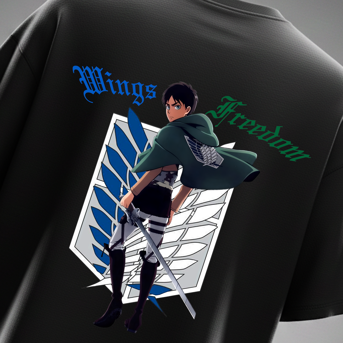 AOT “Wings of Freedom” Oversized Tee