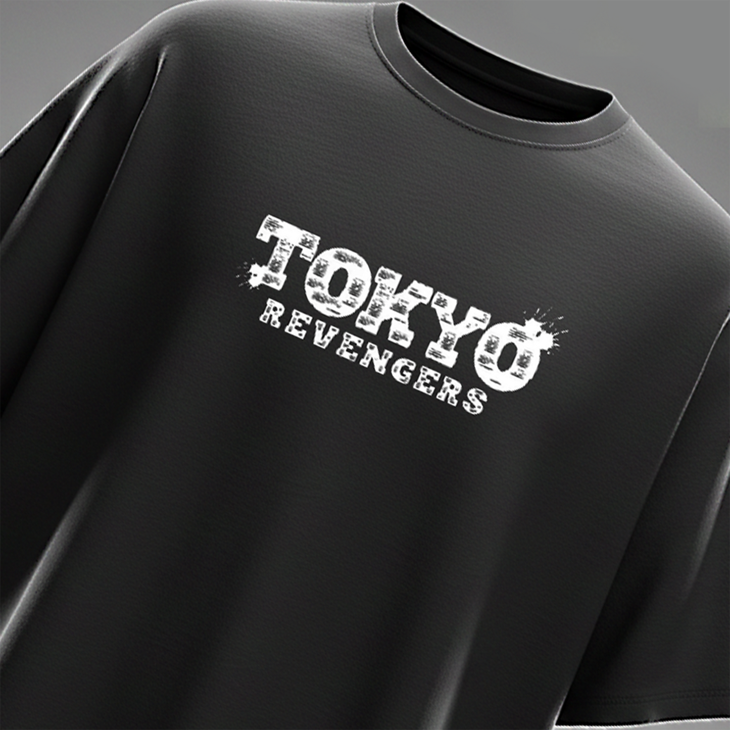 Tokyo Revengers “Never Give Up” Oversized Tee